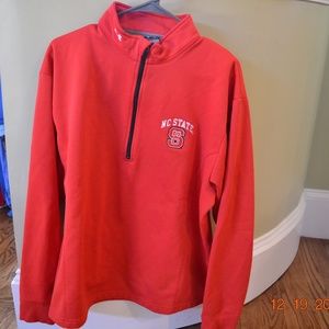 UNDER ARMOUR L/S QUARTER ZIP SWEATSHIRT NC STATE